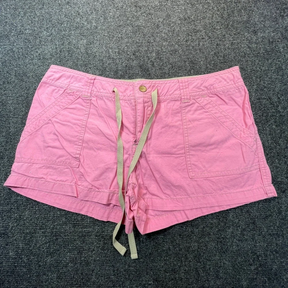 Mossimo Y2K Cargo Shorts Women L Pink Soft Girl Utility Cotton Barbiecore 90s